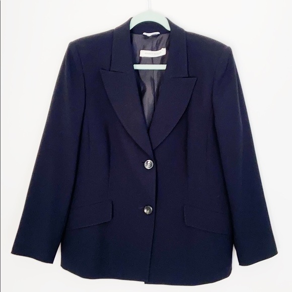 Marina Rinaldi Jackets & Blazers - Marina Rinaldi Black Classic Blazer Jacket Sz12